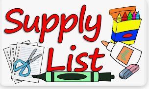 Supply Lists 2023-2024