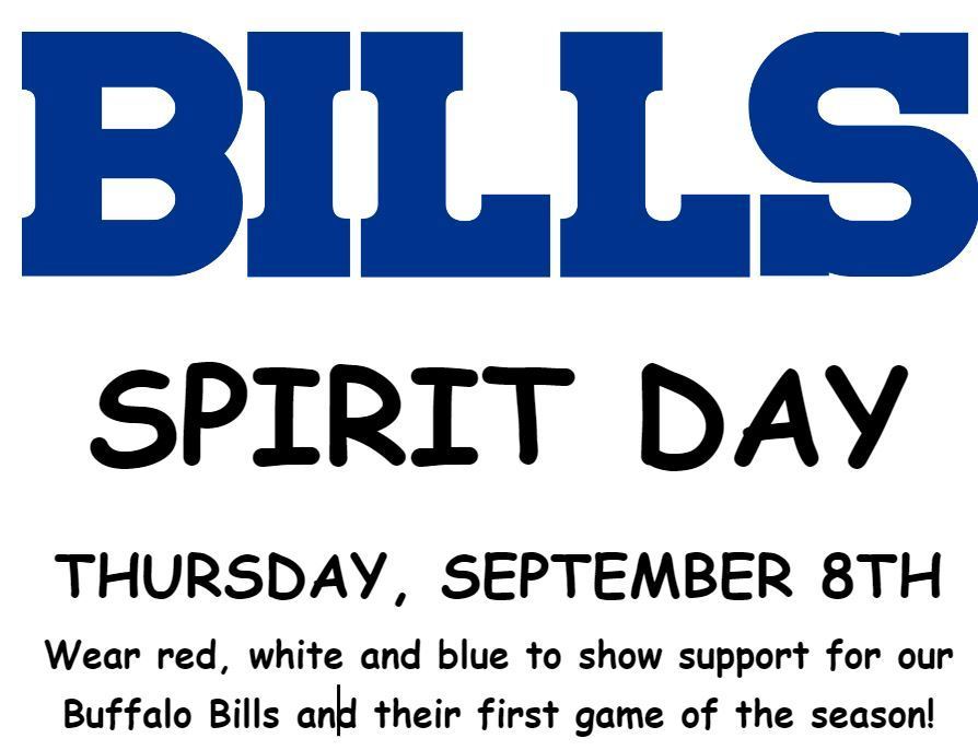 Bills Spirit Day - 9/8/22